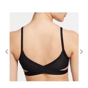 nike indy striped sports bra